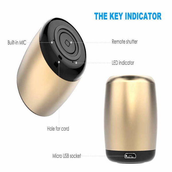 2 Coin Wireless Aluminum Speakers