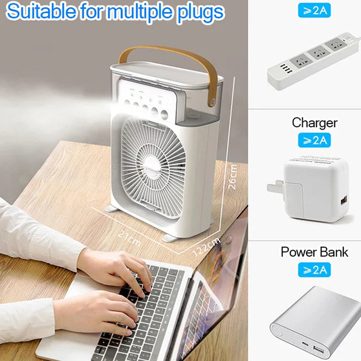 Mini Cooling Fan - Air Conditioner Humidifier