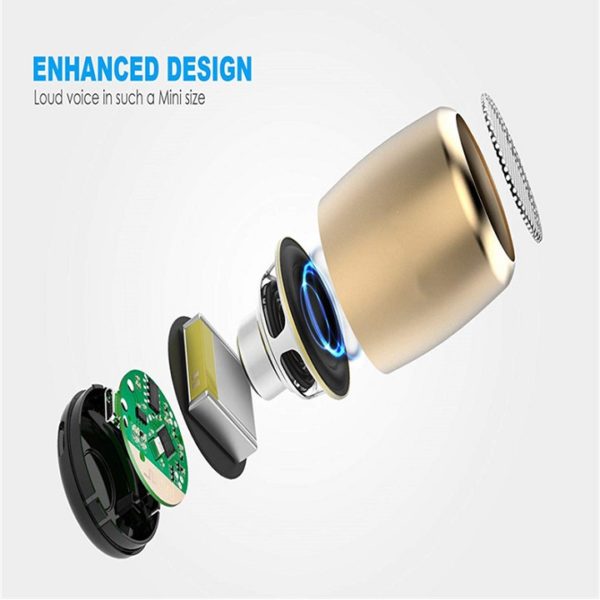 2 Coin Wireless Aluminum Speakers