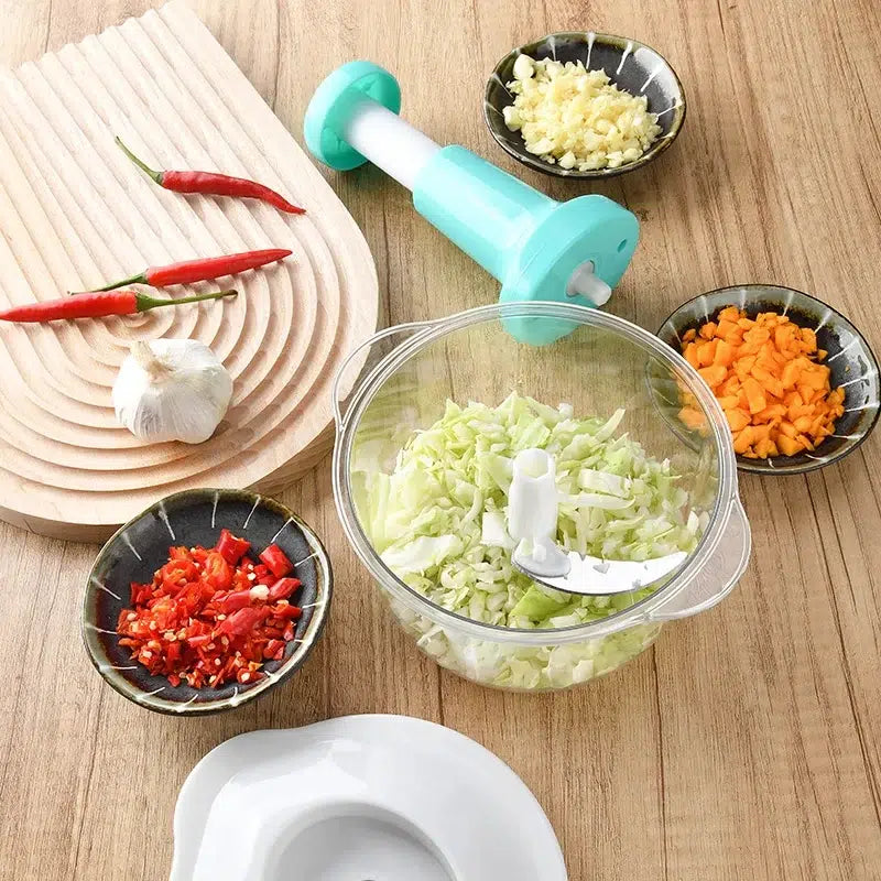 MANUAL HAND PUSH CHOPPER – MULTIFUNCTIONAL HAND PAT CHOPPER AND MIXER 2LTR