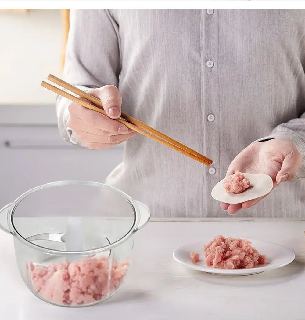 MANUAL HAND PUSH CHOPPER – MULTIFUNCTIONAL HAND PAT CHOPPER AND MIXER 2LTR
