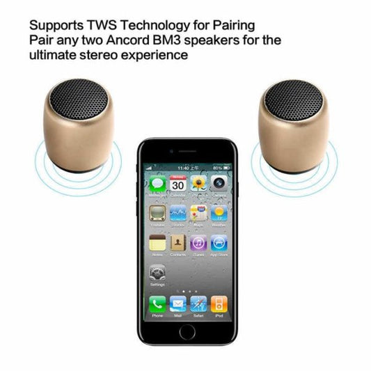 2 Coin Wireless Aluminum Speakers